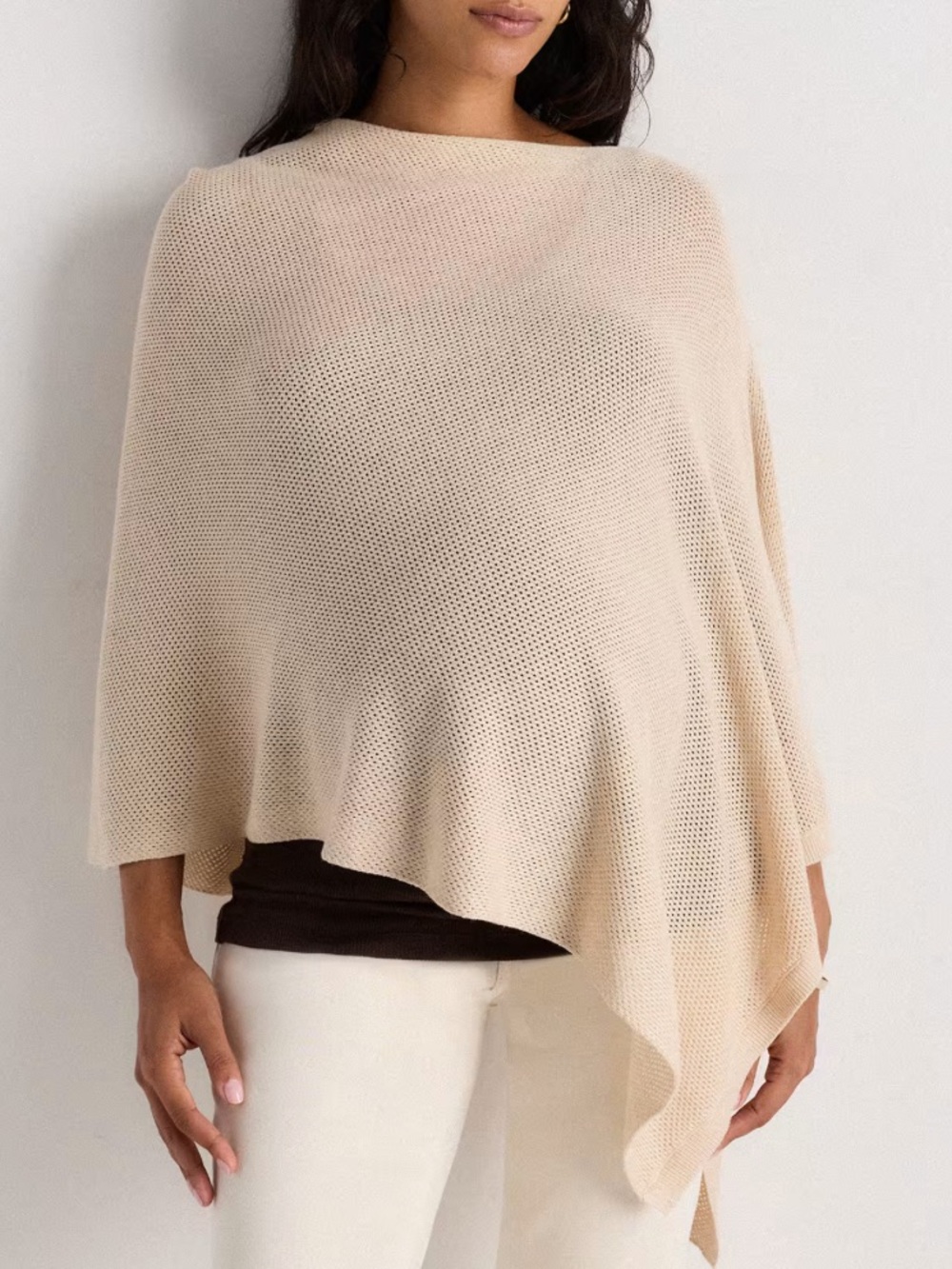 Quince Cotton-Cashmere Shawl/Nursing Cover